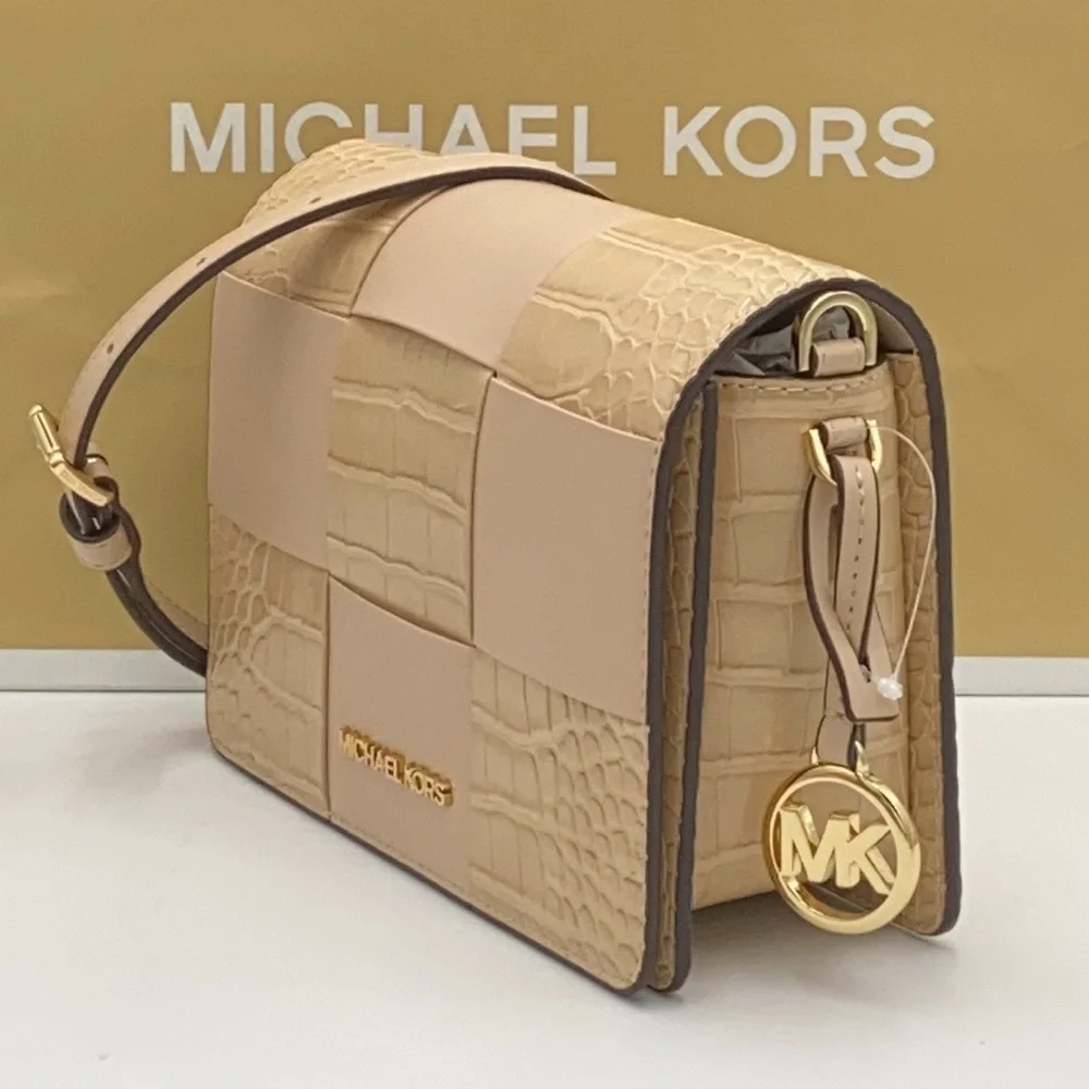 MICHAEL KORS MERCER SMALL CLUTCH XBODY BUFF